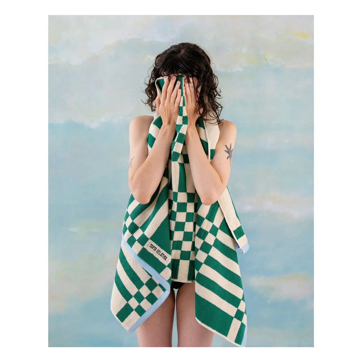 Tarta Gelatina - Marina Bath Towel | Green