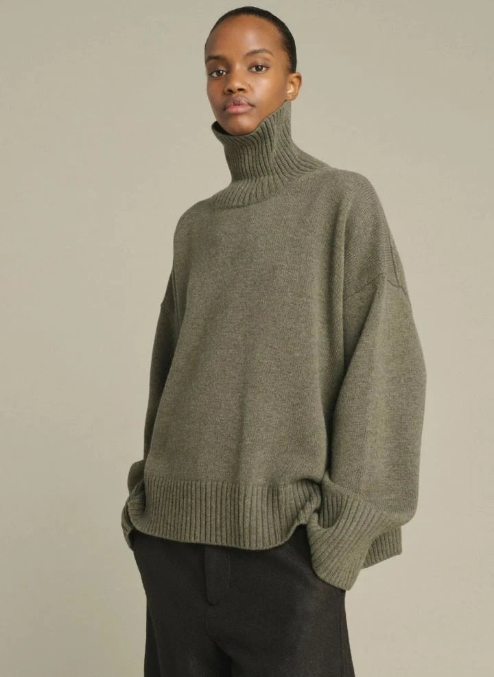Soeur - William Merino Wool Sweater | Heather Grey