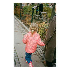 Flöss - Molly Vichy Quilted Jacket | Red