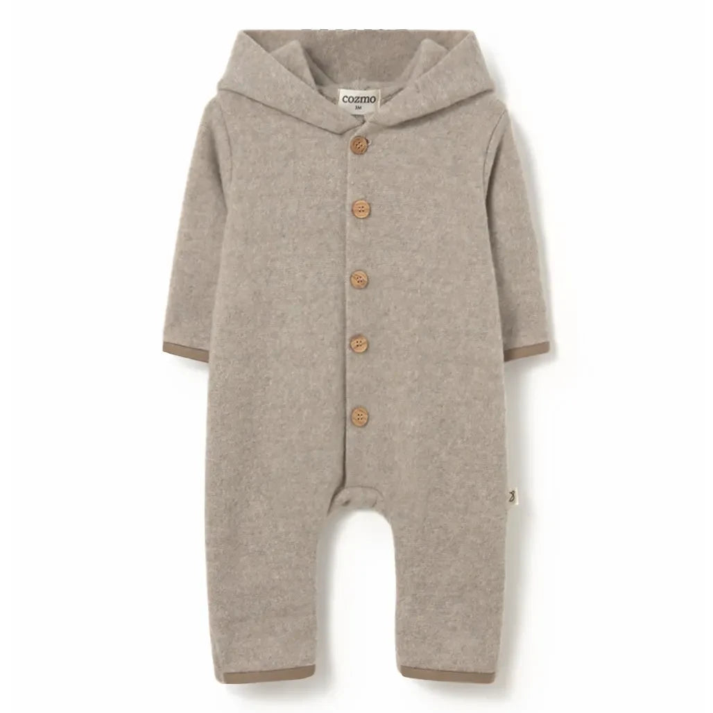Cozmo - Jade romper | Heather beige