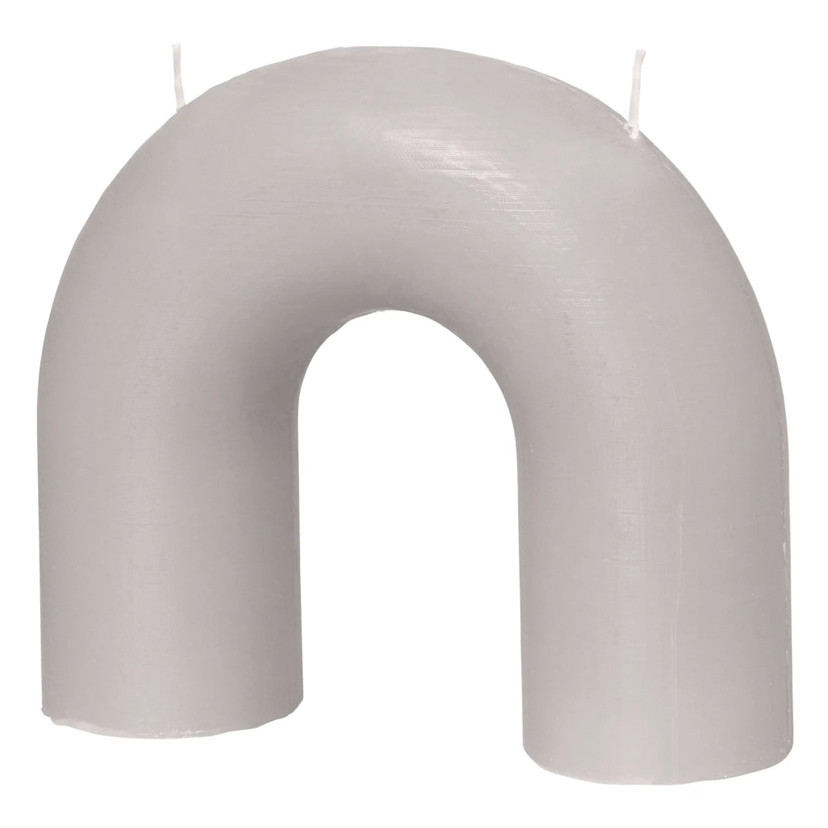 Broste Copenhagen - Twisted Decorative Candle | Cloud Grey