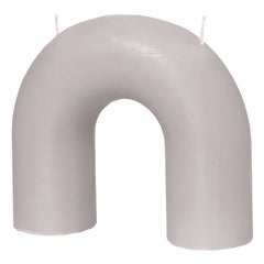 Broste Copenhagen - Twisted Decorative Candle | Cloud Grey