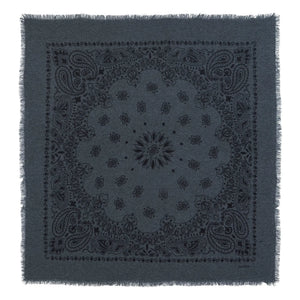 Kujten - Bandana Hachiko Bico Cashmere | Charcoal Gray