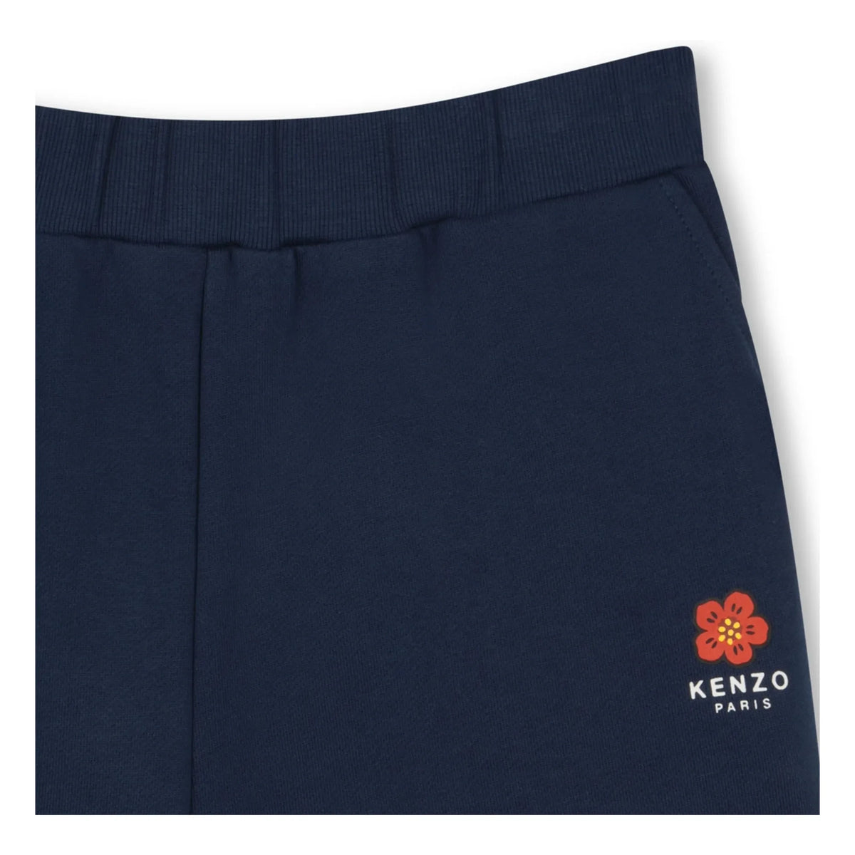 Kenzo - Flower Molton Short Shorts | Navy Blue