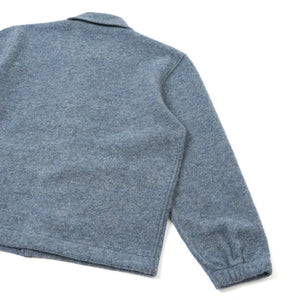 Universal Works - Rams Wool Overshirt | Grey Blue