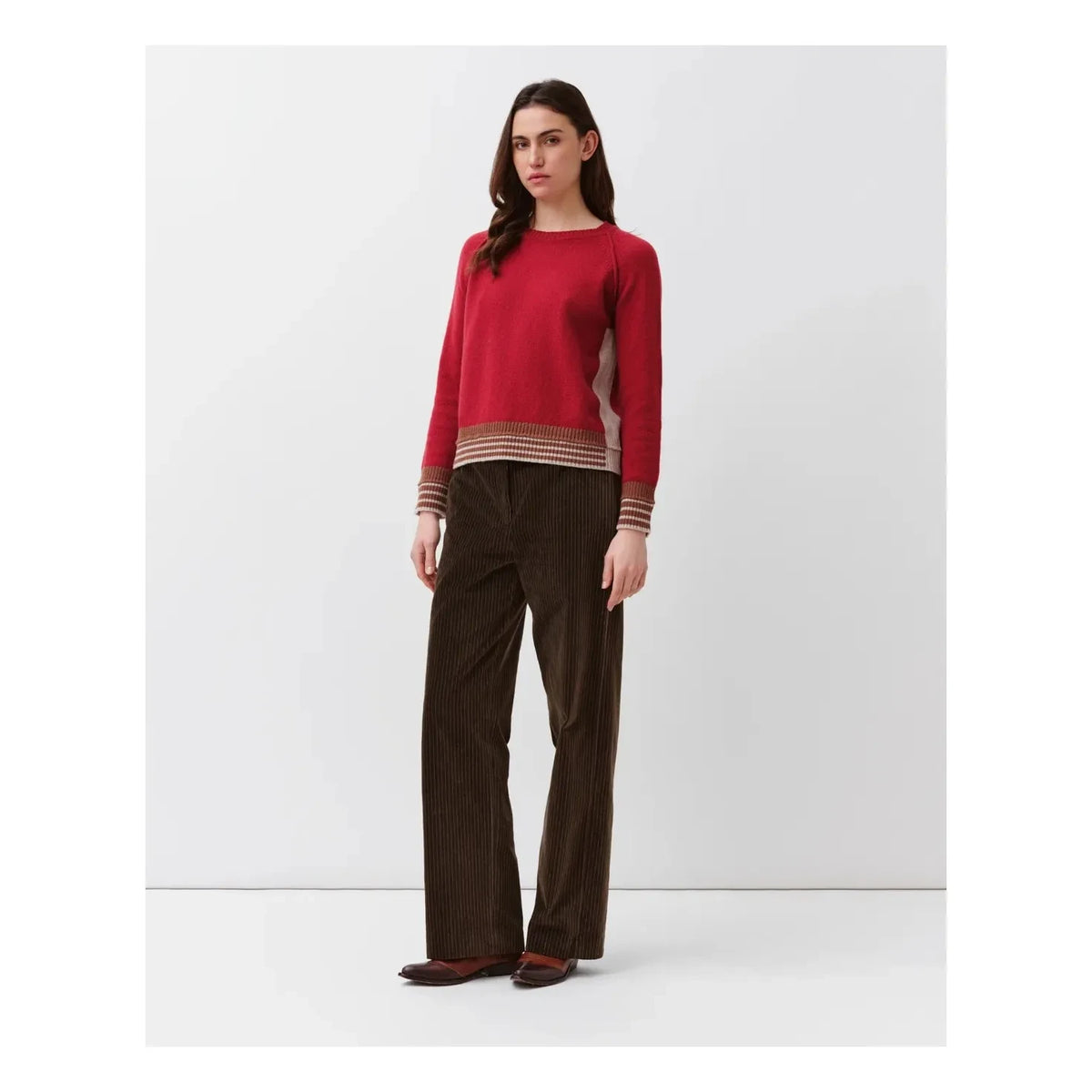 Diega - Palizo Merino wool sweater | Red