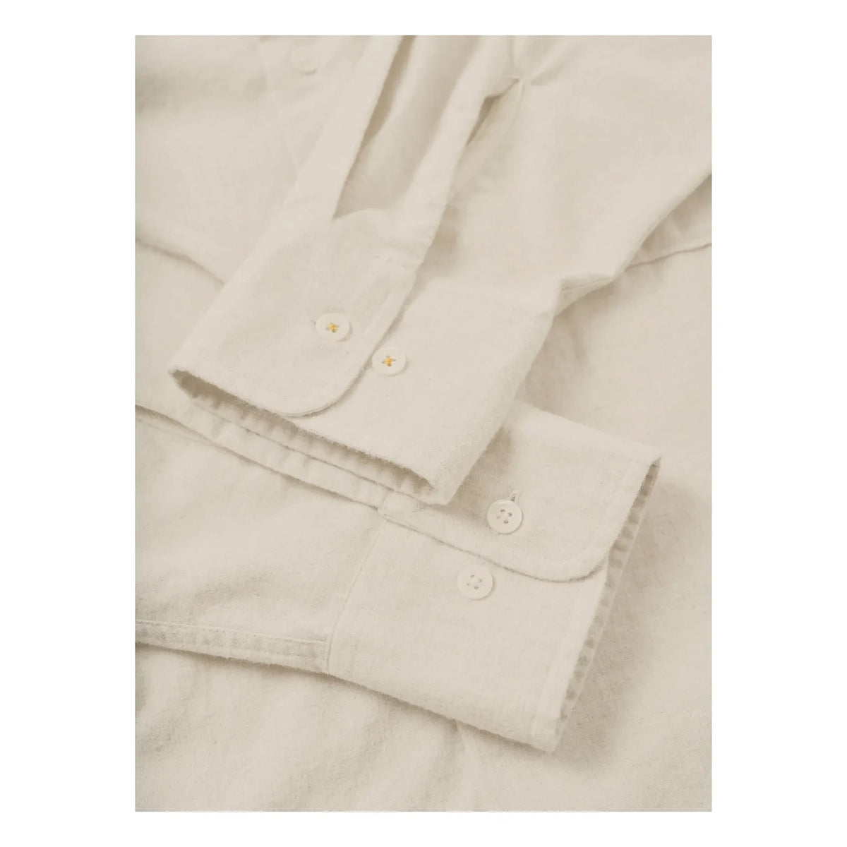 Universal Works - Square Neck Cotton Shirt | Ecru