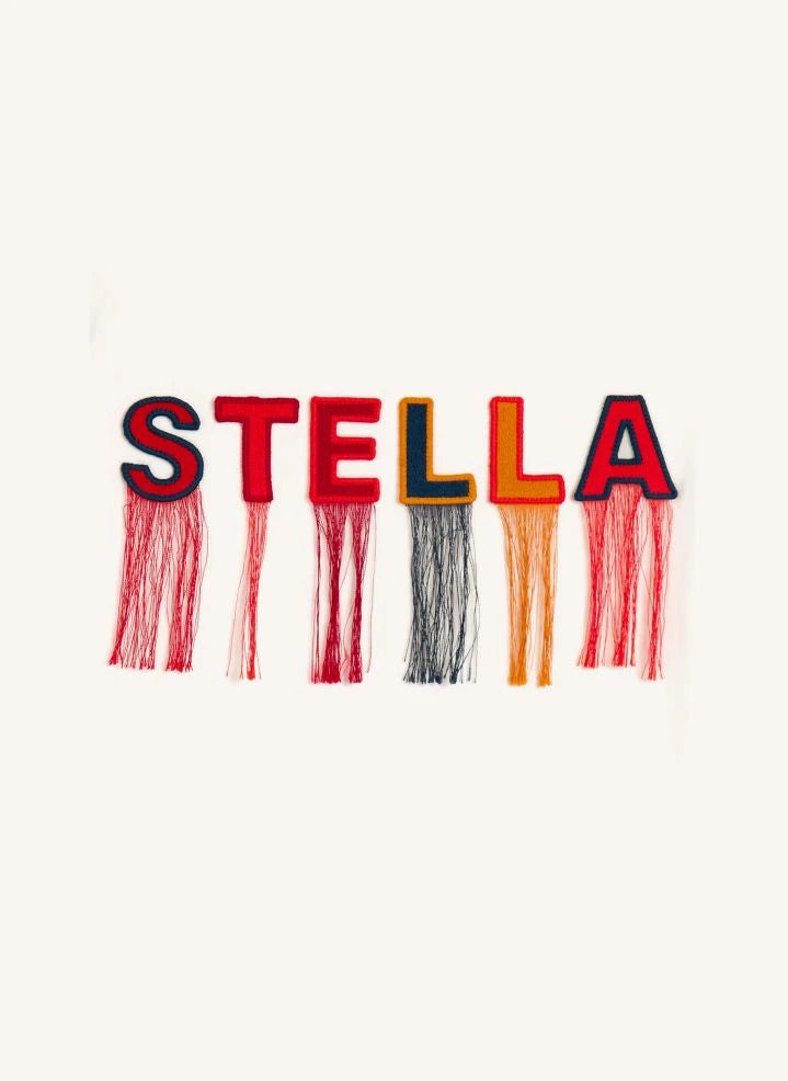 Stella McCartney Kids - Fringed T-Shirt Stella Organic Cotton | Ivory