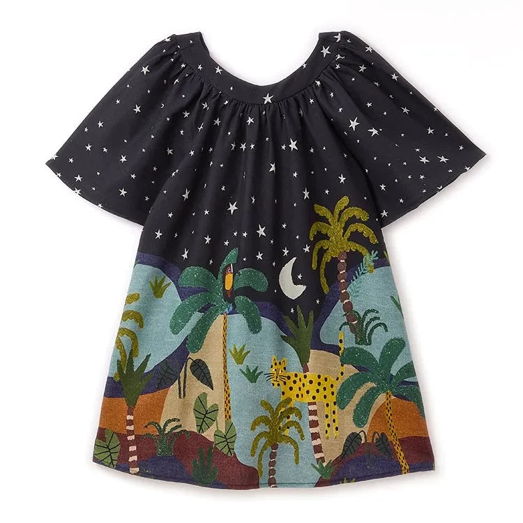 Fabula - Nuit Forêt Dress | Black