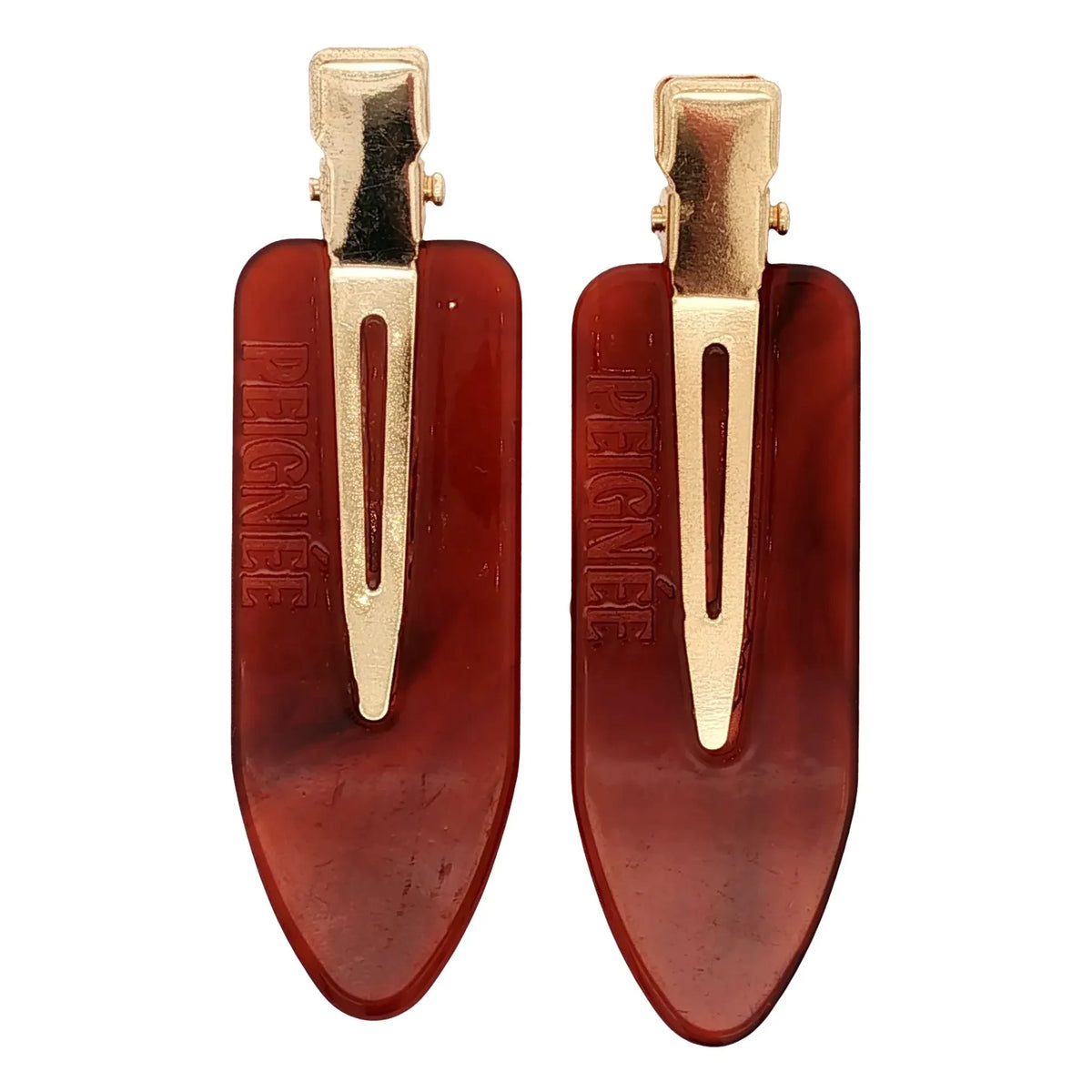 Peignée - Delicate Red Hair Clips | Brick Red