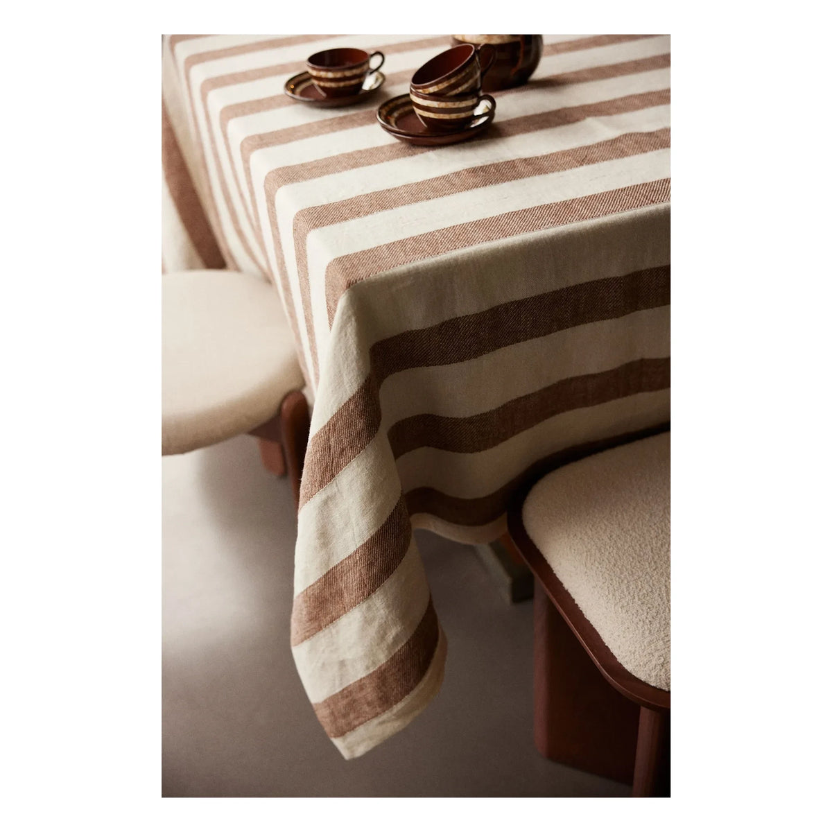 Gabrielle Paris - Bastide Linen Tablecloth | Terracotta