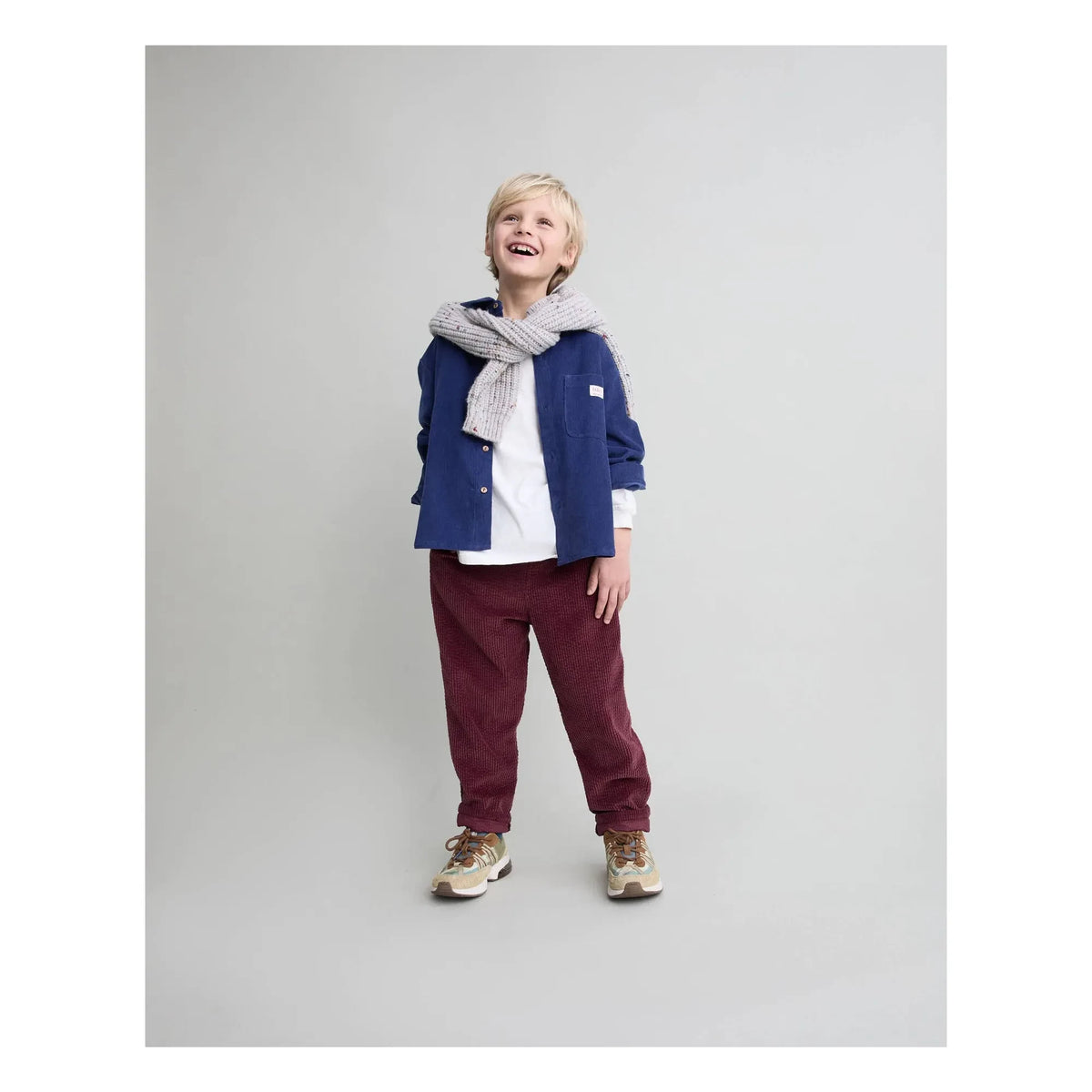 Búho - Cord Velvet Pants | Burgundy