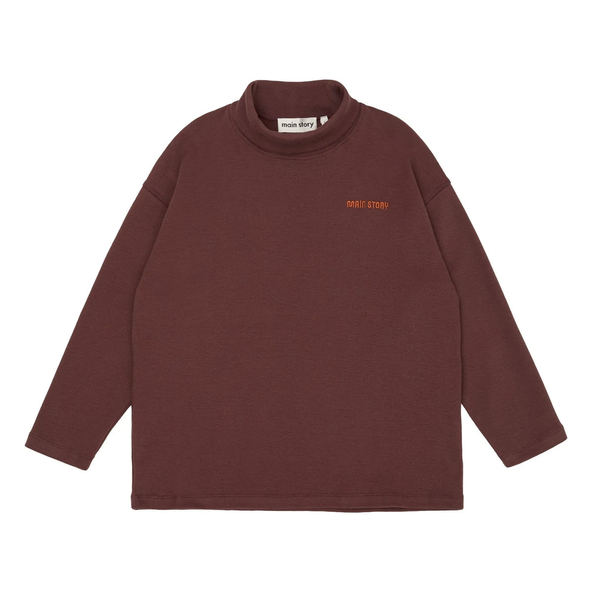 Main Story - Ribbed organic cotton turtlenecks | Burgundy