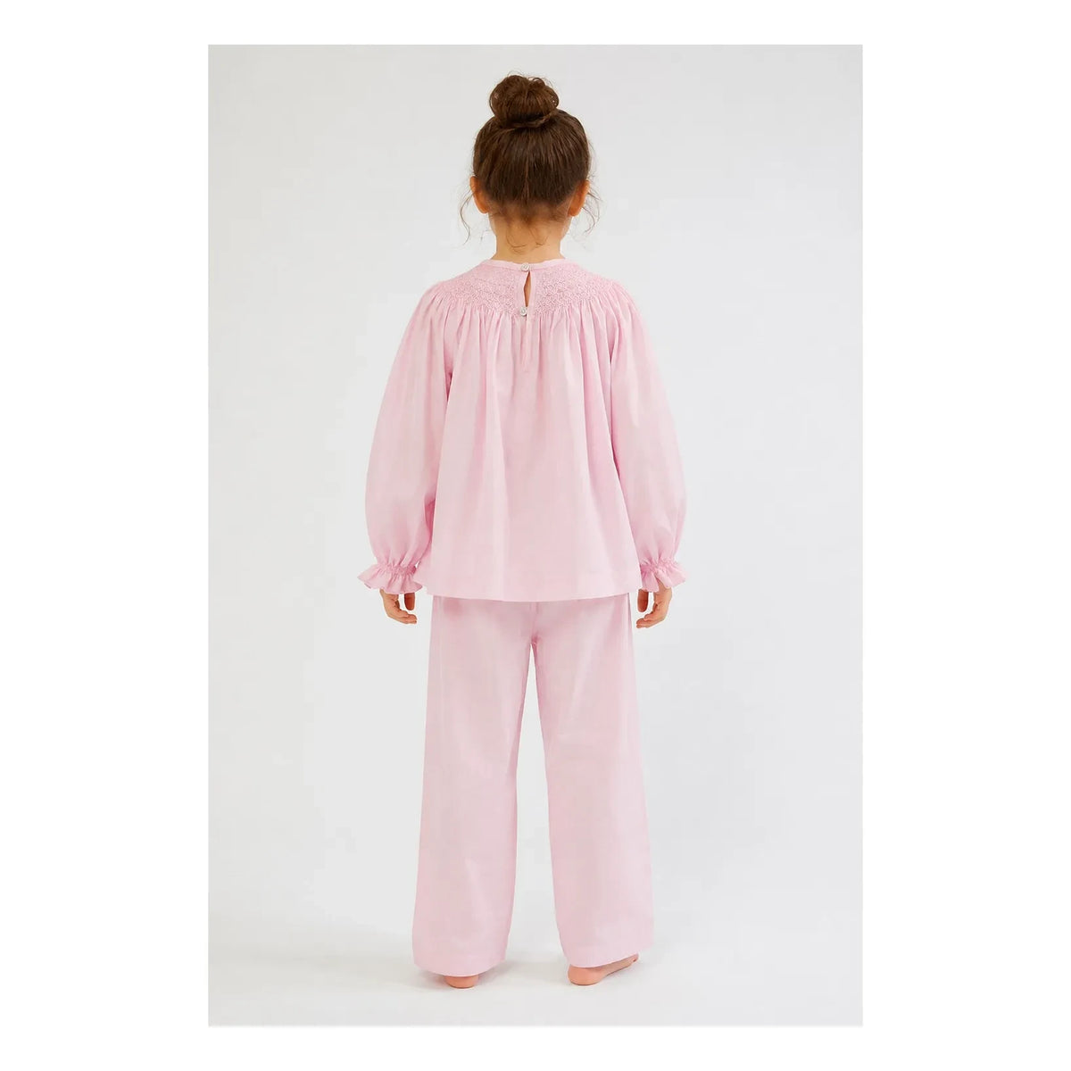 Folkloore - Checkered Pajamas - Kids Collection | Pink