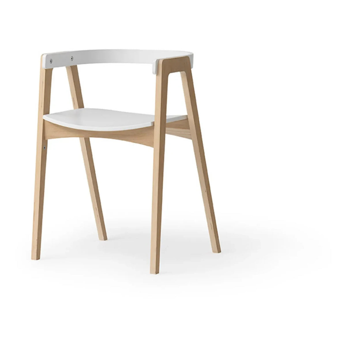 Oliver Furniture - Wooden Adjustable Height Chair | White