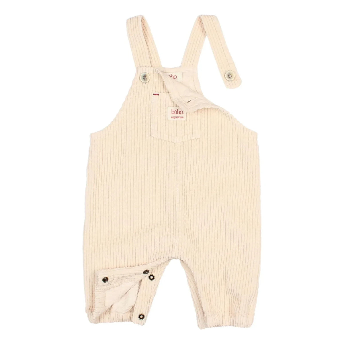 Búho - Velvet Pocket Detail Jumpsuit | Beige