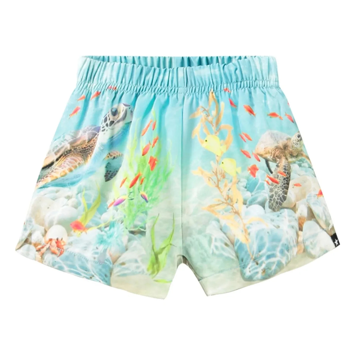 Molo - Newton Happy Ocean Swim Shorts Made from Recycled Fibers | Light Blue