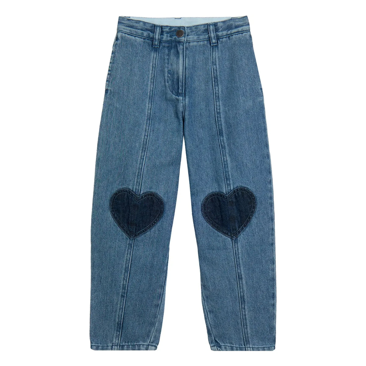 Stella McCartney Kids - Heart Jeans | Blue
