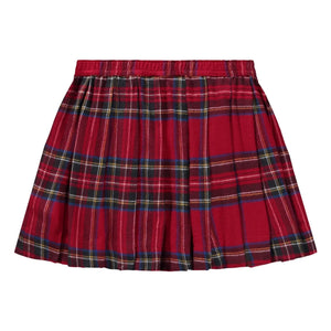 Molo - Breeta Checked Skirt | Red