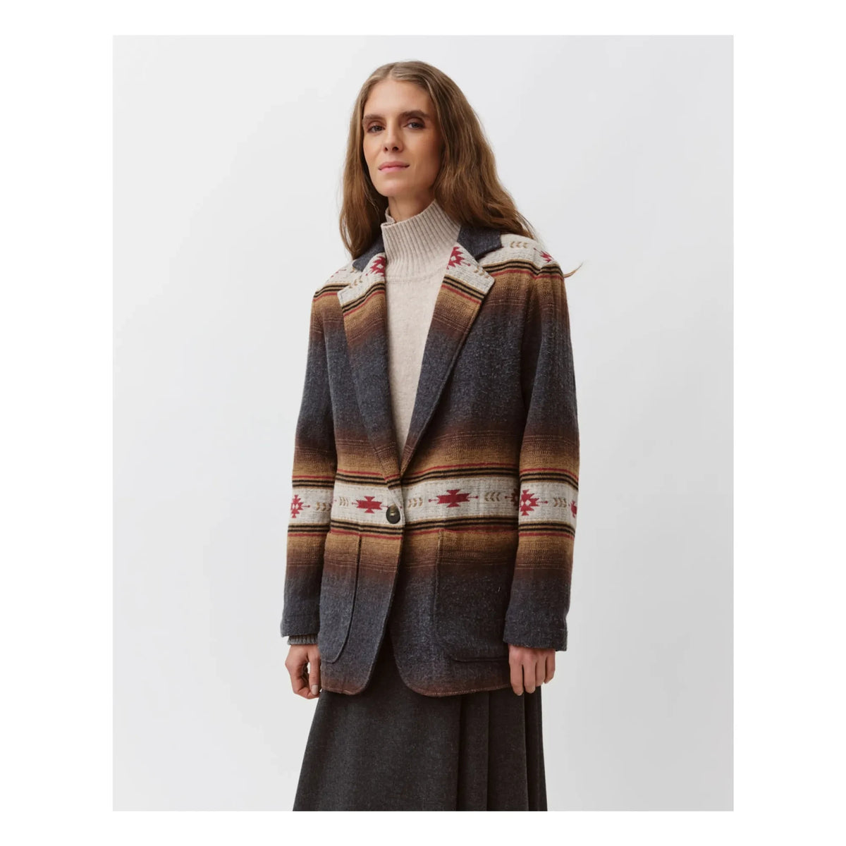 Diega - Virato Wool Jacket | Charcoal Gray