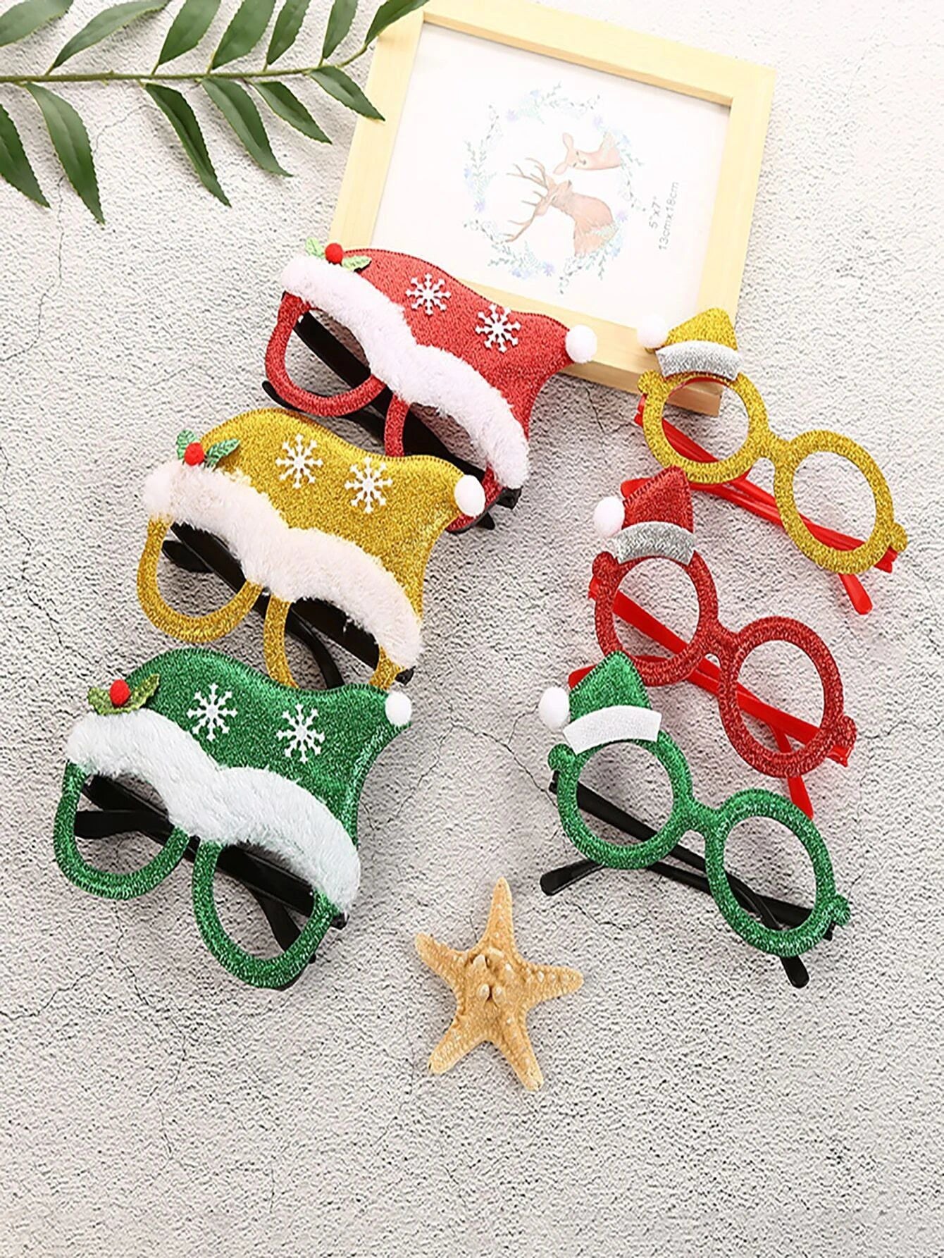 Yılbaşı - Noel Yeni Yıl Partisi İçin Gözlükler - 1-Dinossi