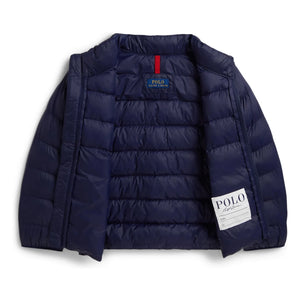Ralph Lauren - Recycled Fiber Logo Padded Jacket | Navy