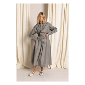 Smallable Woman - Cinnamon Striped Shirt | Gray
