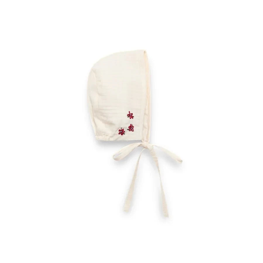 birinit - Organic cotton embroidered wrinkled | Ivory