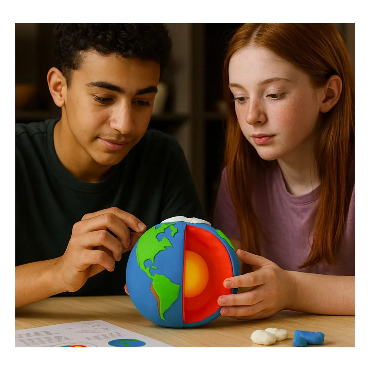 Patacréer - Mon Monde à Façonner Self-hardening Modeling Clay Set
