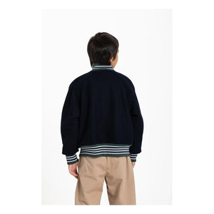 Finger in the nose - Corey Wool Jacket | Blue black