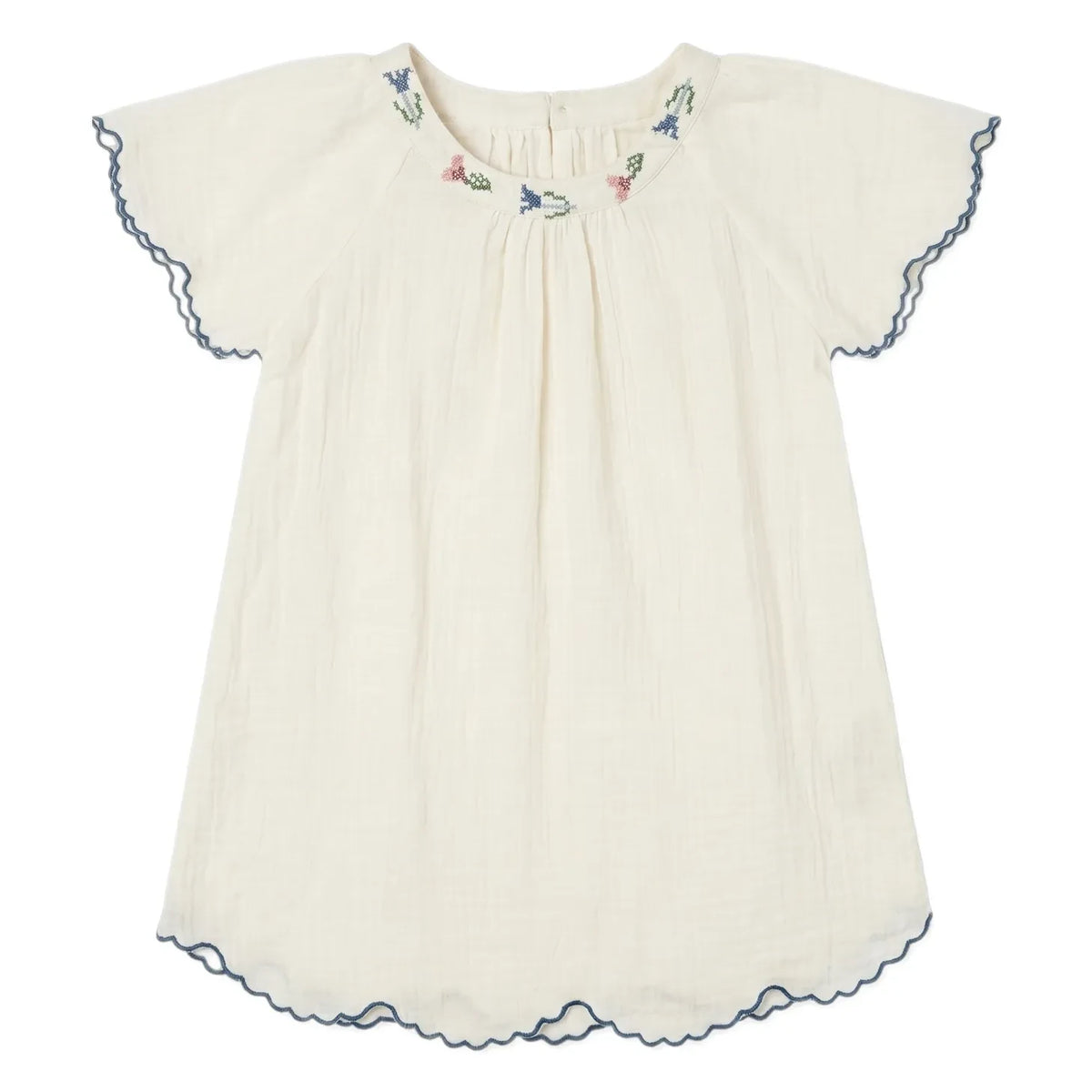 Editions Aimable - Colette Nightgown | Ivory Gazlı