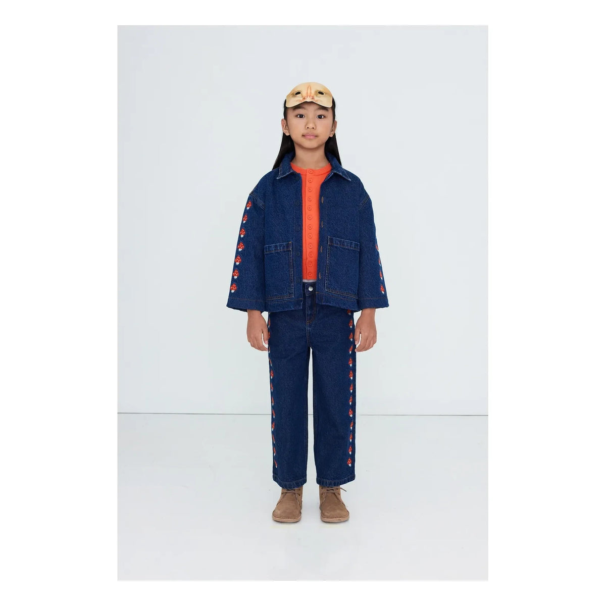 Tinycottons - Jean Champignons | Koyu Mavi