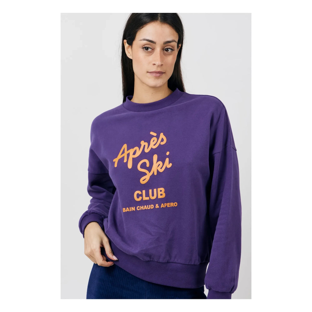 a.p - Goizeder organic cotton sweatshirt | Eggplant