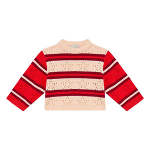 Stella McCartney Kids - Star Striped Sweater | Ivory