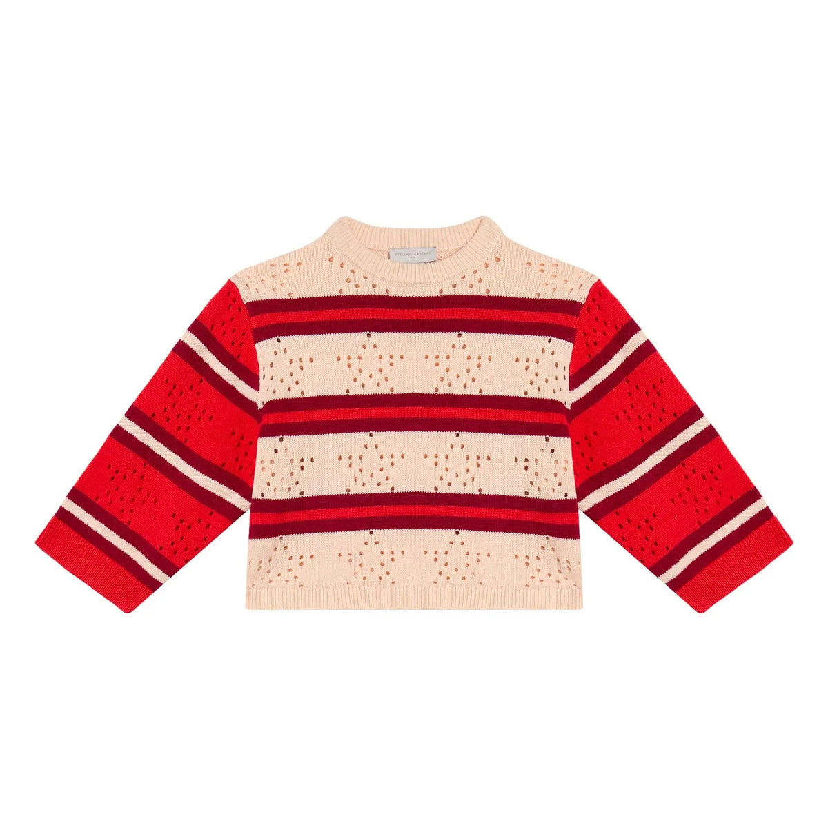 Stella McCartney Kids - Star Striped Sweater | Ivory