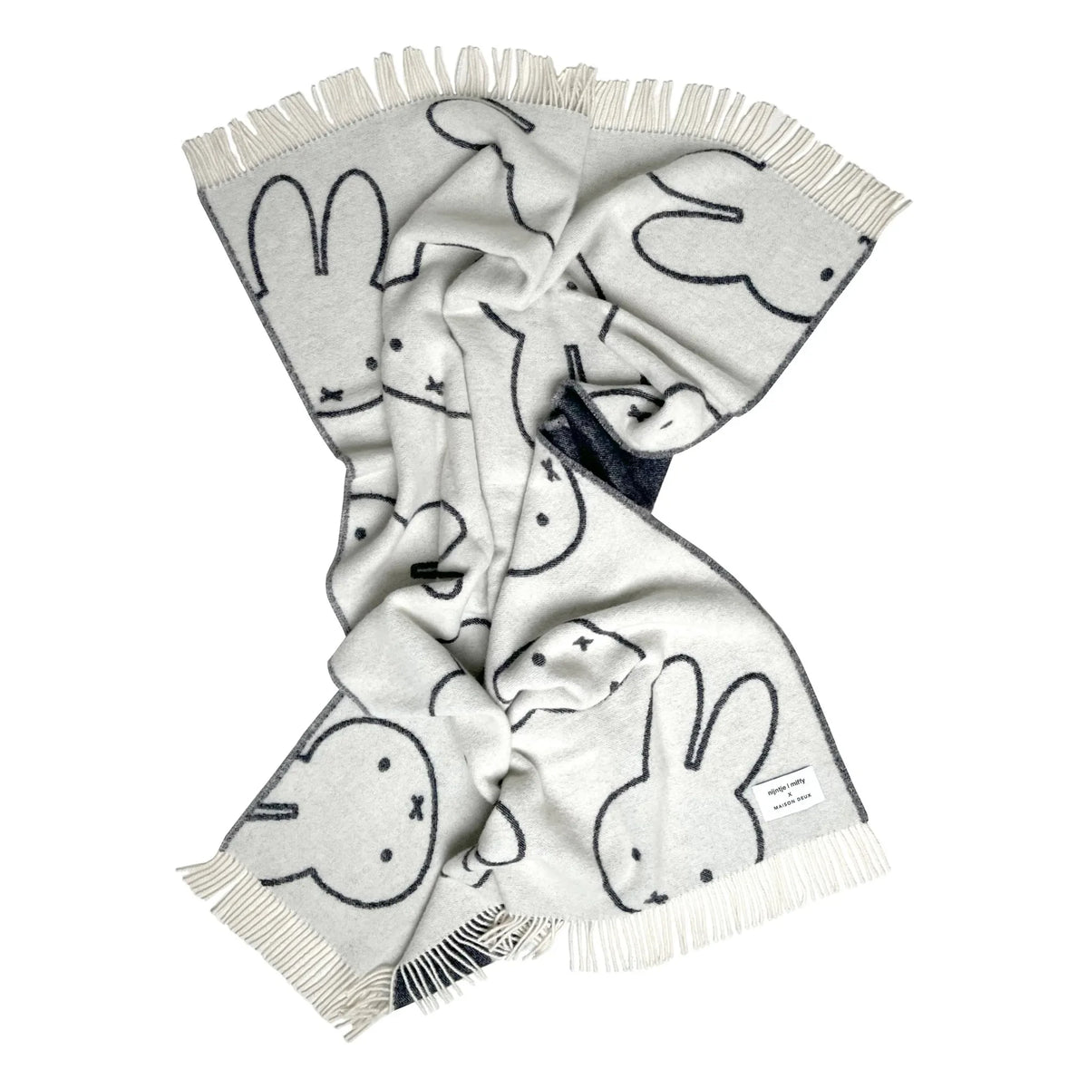 Maison Deux - Miffy Blanket | Black