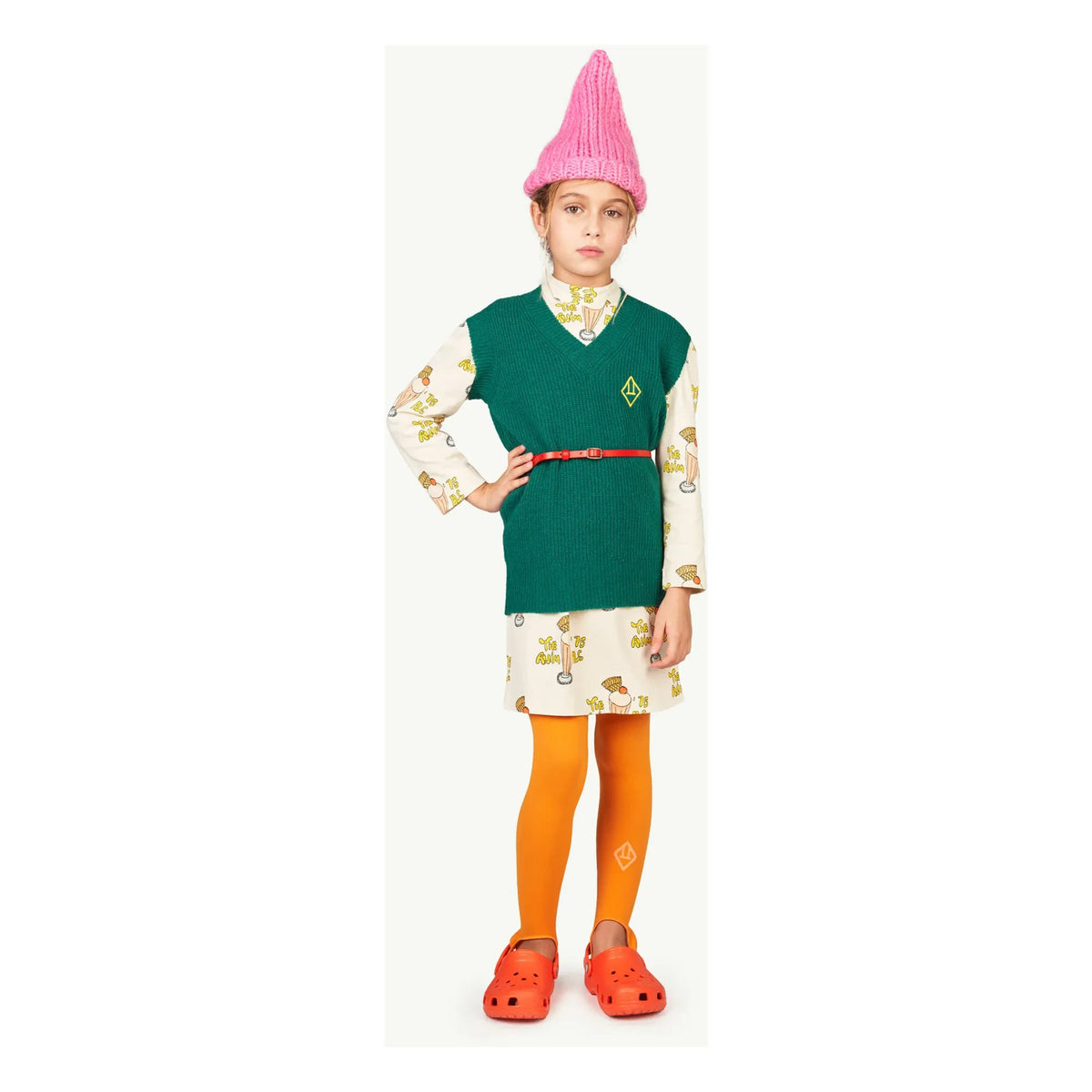 The Animals Observatory - Bug Jersey Dress | Ecru