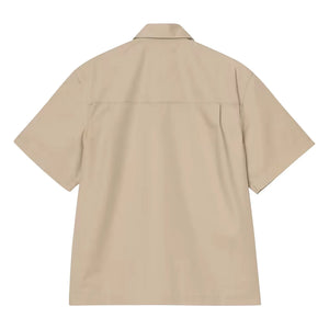 Carhartt WIP - S/S Postal Zip Shirt | Beige