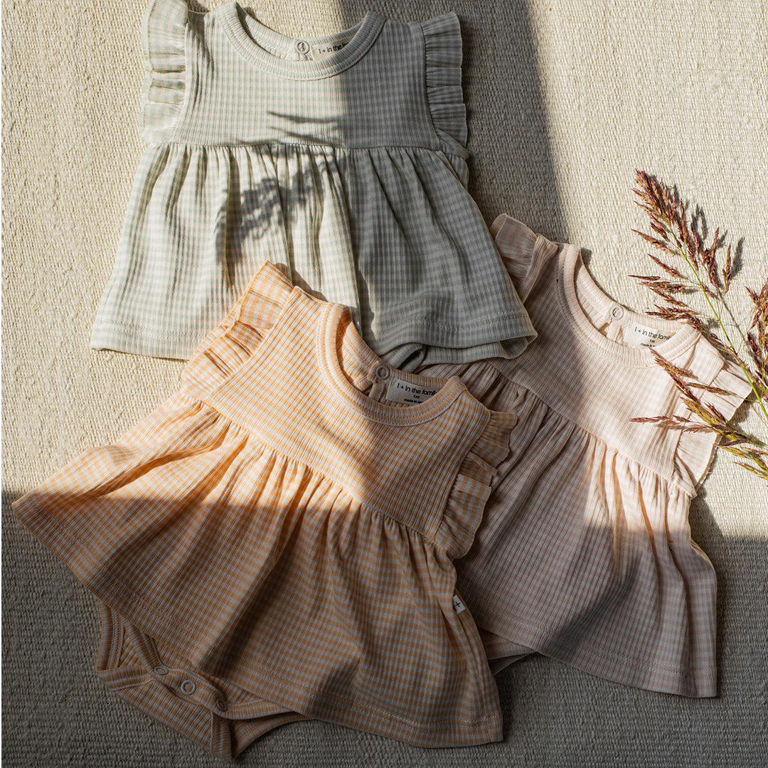 1+ in the family Dolca Dress - Pale Aqua-Dresses-Pale Aqua-3m | Natural Baby Shower