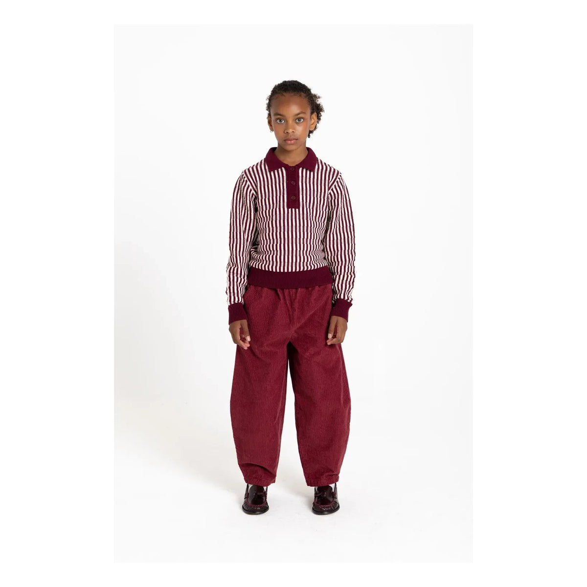 Smallable Kid - Balloon Ginger trousers | Cherry red