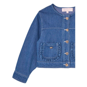 Tutu du Monde - Heartstring Denim Jacket | Blue