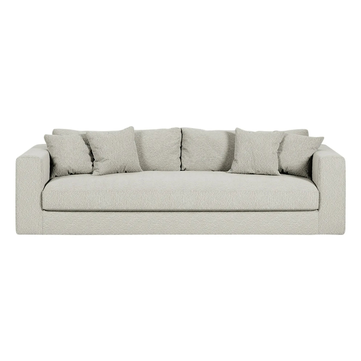 Panac Edition - Bellechasse Bouclé 4-Seater Sofa - 102.4 inches | Off-White