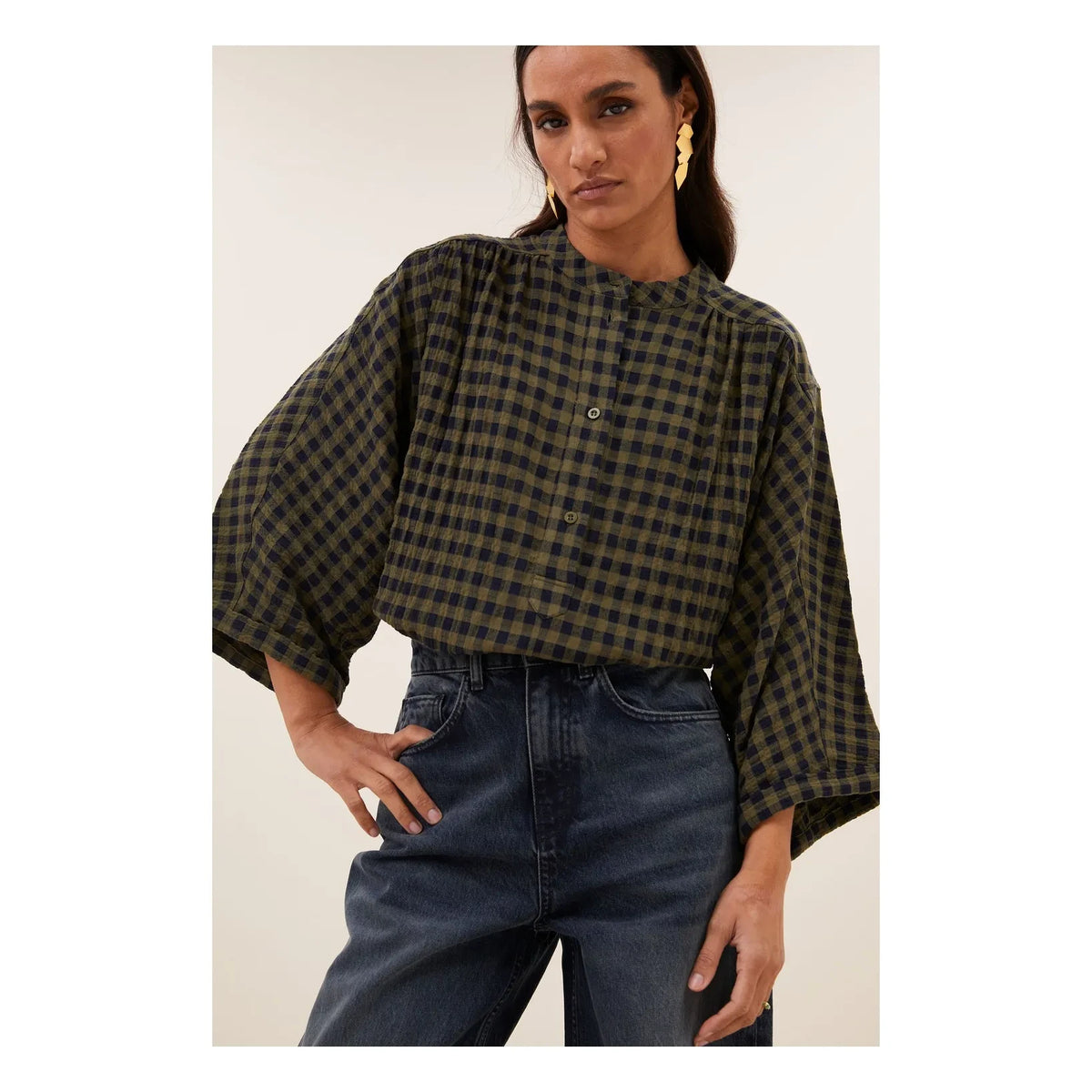 By Bar - Jess blouse | Olive green