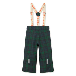 Tinycottons - Checkered Ski Pants | Green