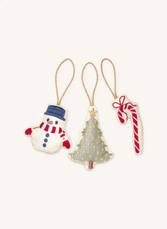 Cam Cam - Snowman Christmas Ornaments - Set of 3