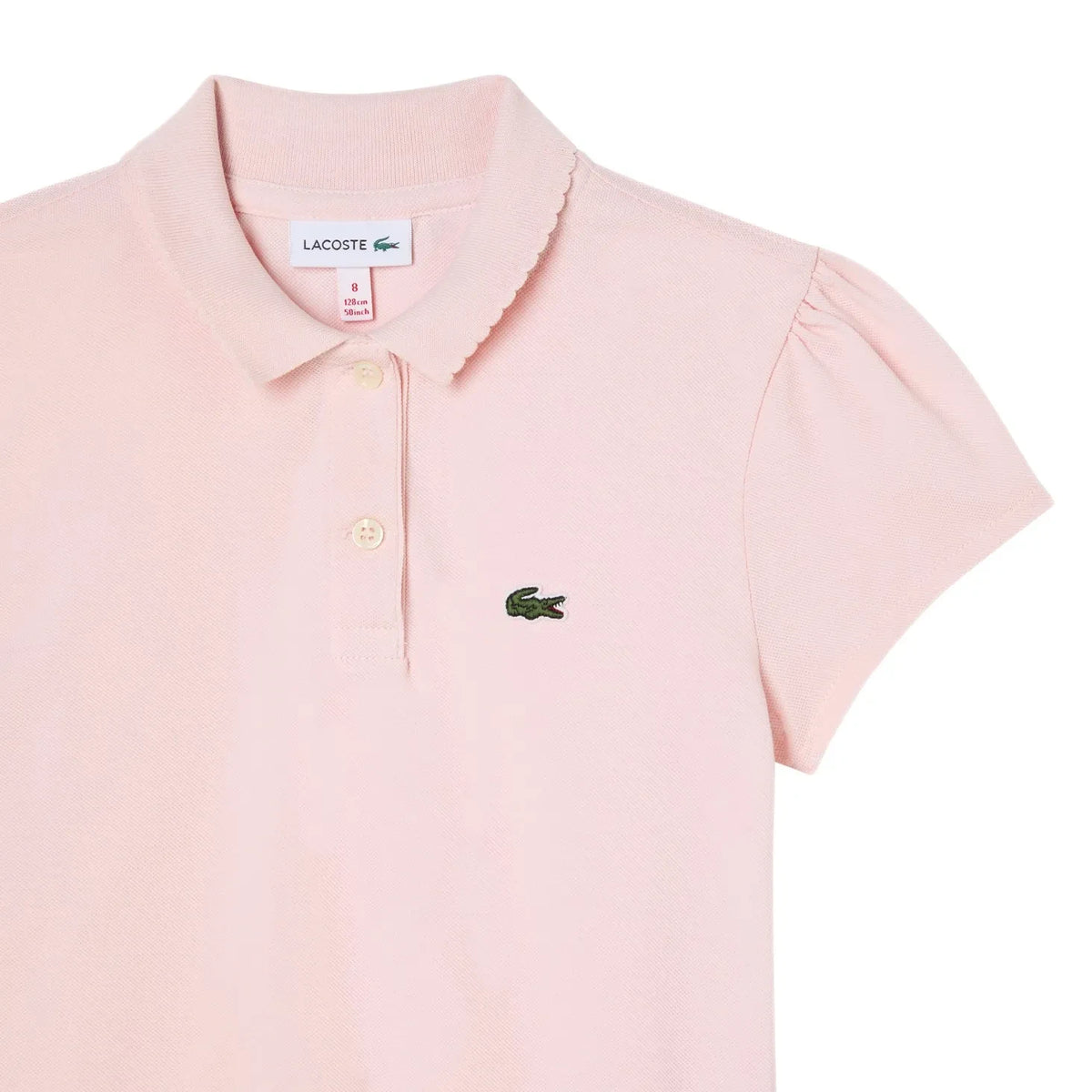 Lacoste - Organic Cotton Logo Polo Shirt | Light Pink