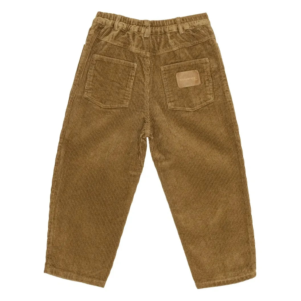 brunobruno nation - Dorethy Organic Cotton Corduroy Trousers | Mustard