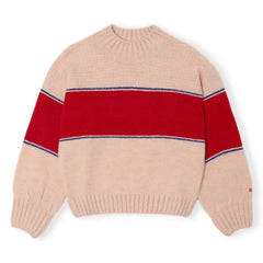 Bobo Choses - Striped Sweater | Light Pink