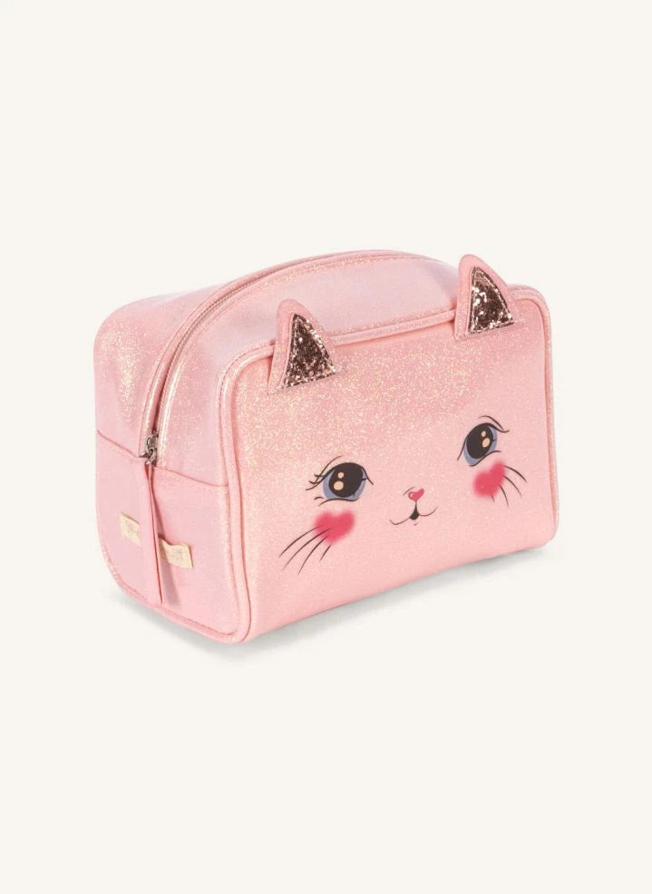 Konges Sløjd - Pink Cat Toiletry Bag