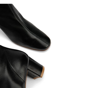 BY FAR - Sofia Leather Boot | Black
